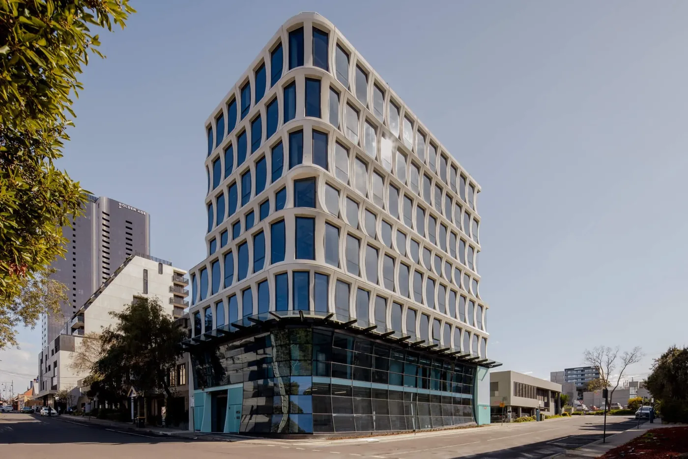 9 story office building in Box Hill